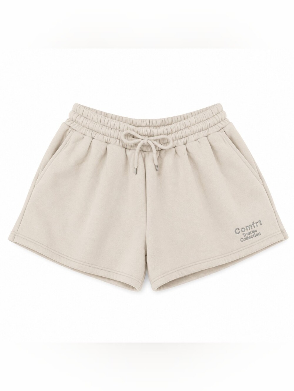 Comfrt Tranquil CollectionComfort Collection Women's Cream Drawstring Shorts